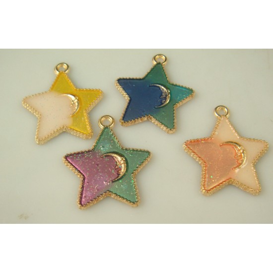 Star Enamel Charm