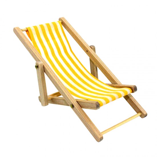 Miniature Foldable Wooden Craft Beach Chair