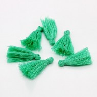 Cyan Handmade Silky Tassels